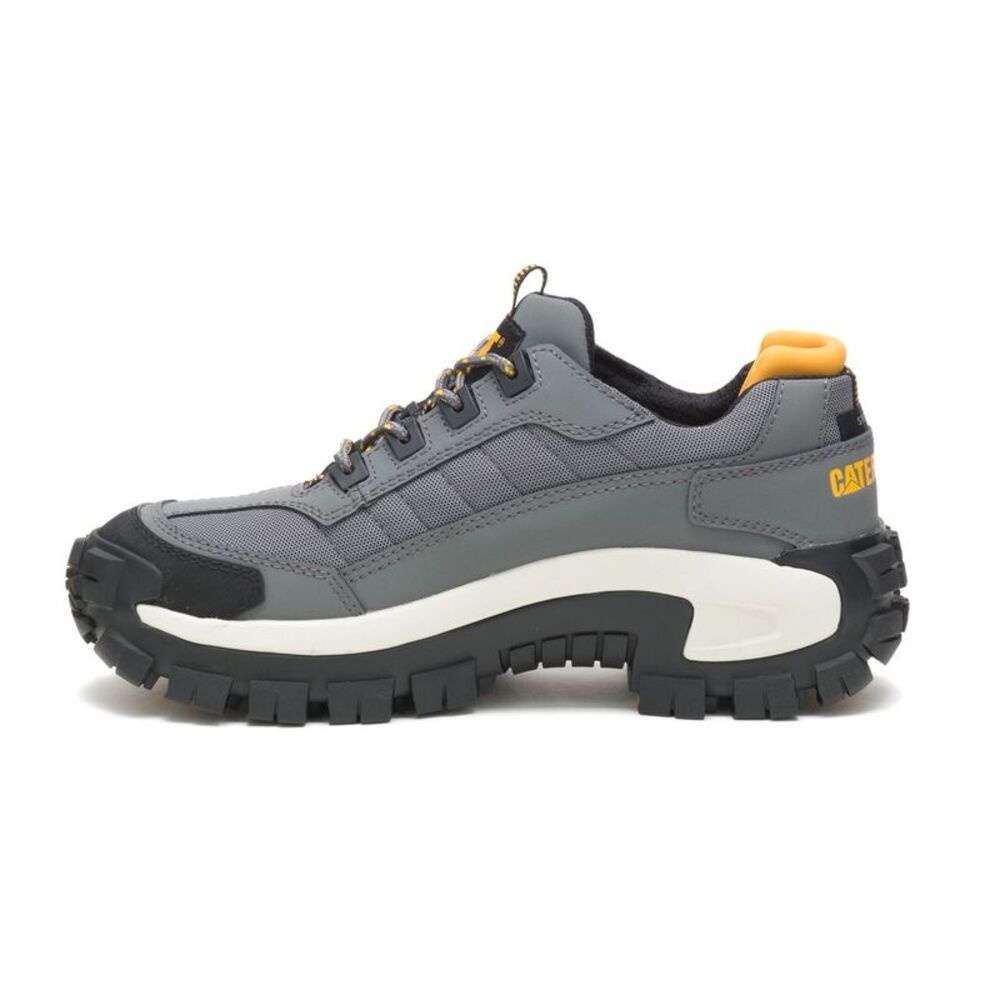 Caterpillar Mens Invader Steel Toe Gray Shoes (NWT) - Picture 3 of 5